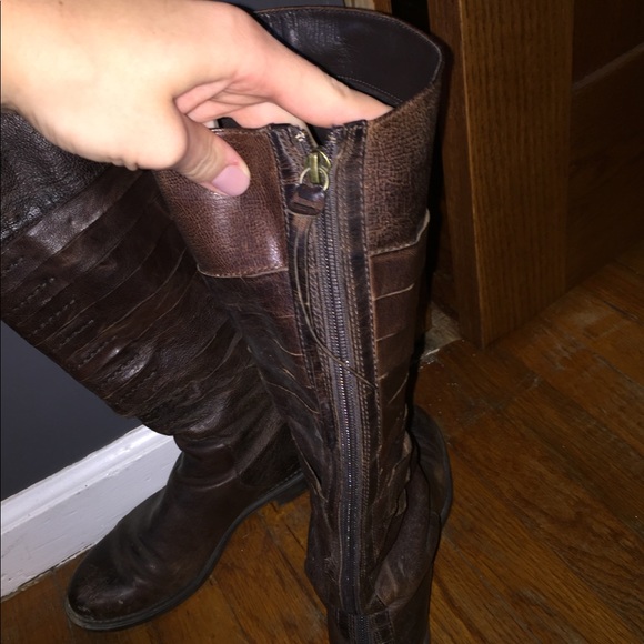 Tall, real leather boots - Picture 4 of 6